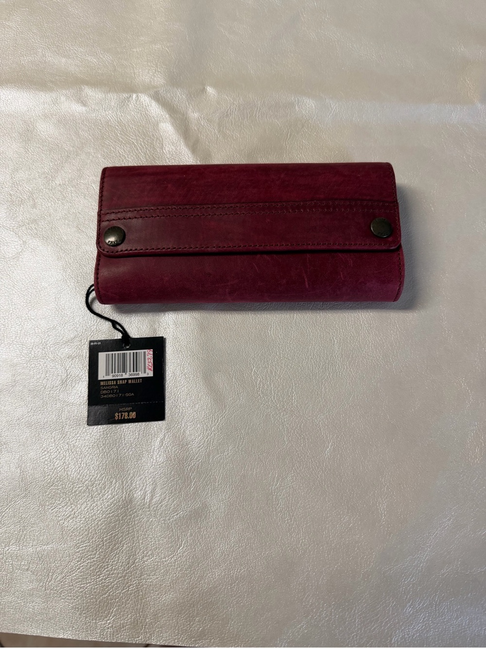 Frye Burgundy Leather Wallet